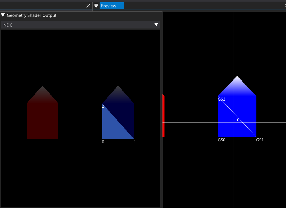 Updated Geometry Shader Output window